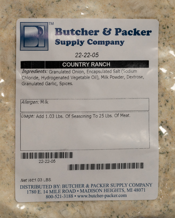 Country Ranch Burger Seasoning